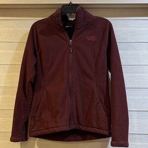 The North Face Maroon Fleece Jacket